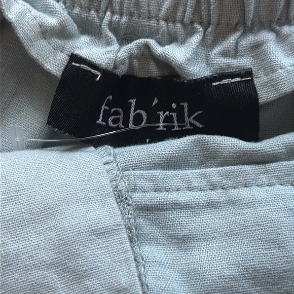 fab'rik light blue High Waist Shorts - Picture 6 of 7